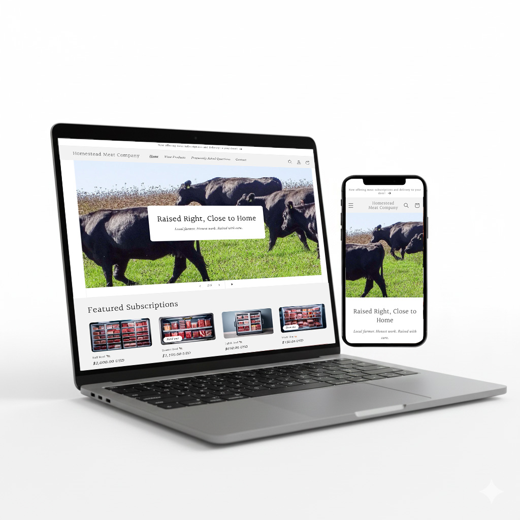 Homestead Meat Mockup